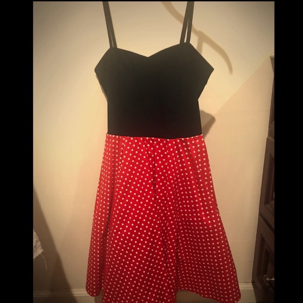Worn ONCE Halter Too Minnie Mouse Dress